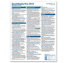 Printable Quickbooks Cheat Sheet