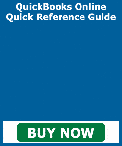 QuickBooks Online Quick Reference Guide. Buy Now.