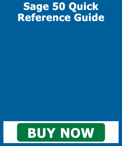 Sage 50 Quick Reference Guide. Buy Now.