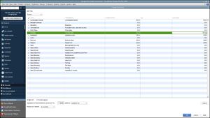 A picture showing how to change item prices in QuickBooks Desktop Pro by using the “Change Item Prices” window.