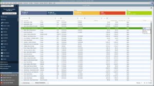 A picture of a user performing an action on an item within the Income Tracker in QuickBooks Desktop Pro.