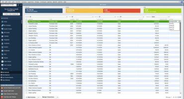 A picture of a user performing an action on an item in the Bill Tracker in QuickBooks Desktop Pro.