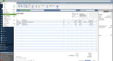 A picture showing how to duplicate an estimate in QuickBooks Desktop Pro.