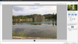 A picture that shows how to create moving elements in Photoshop Elements.