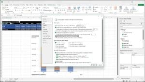 Enable Power Pivot in Excel - Instructions: A picture of a user enabling the Data Analysis add-ins within the “Excel Options” window in Excel for Microsoft 365.
