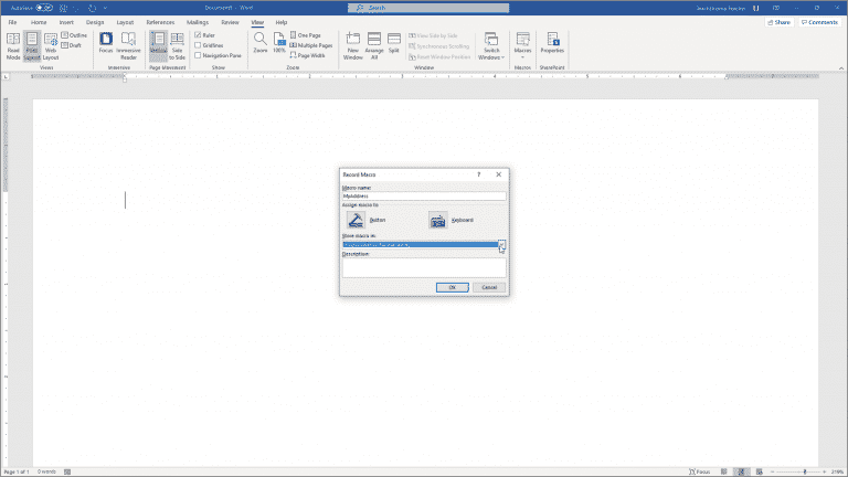 Record A Macro In Word Instructions And Video Lesson