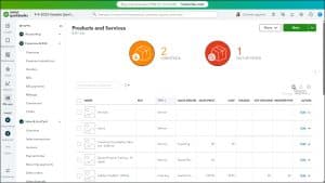A picture showing how to print lists in QuickBooks Online.