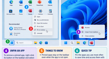 blog-10-22-2026-howtopinappstothetaskbarinwindows11 A picture showing how to pin app to the taskbar in Windows 11.