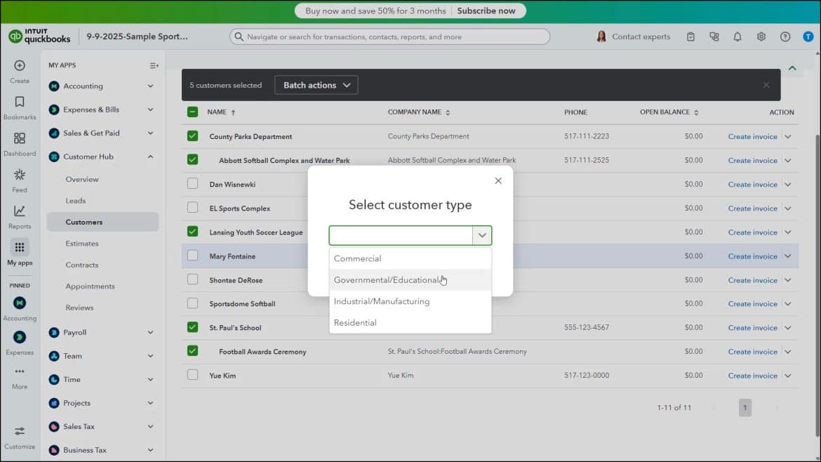 How to Create and Apply Customer Types in QuickBooks Online