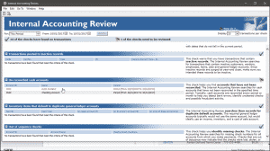 The Internal Accounting Review in Sage 50 - Instructions: A picture of a user correcting a minor accounting issue from within Sage 50’s Internal Accounting Review.