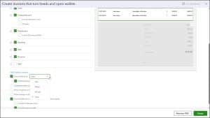 A picture showing how to set the grouping and subtotaling options in the Content settings of a custom form style for invoices so you can use it to group and subtotal items in invoices in QuickBooks Online.