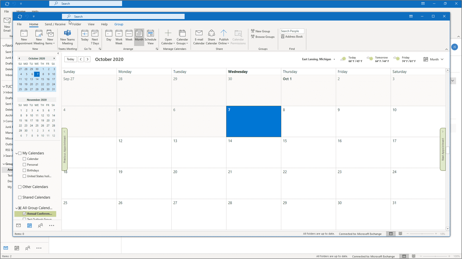 Create Shared Calendar Outlook 2022