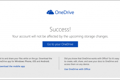 Keep Your 15 GB Free OneDrive Storage - News: A picture of the 