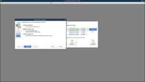 A picture showing how to restore a QuickBooks company file from a local backup.