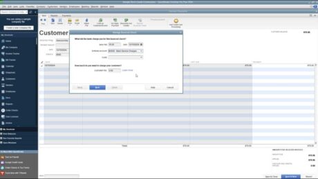 A picture showing how to record bounced checks in QuickBooks Desktop Pro using the 