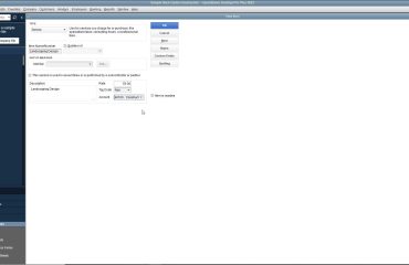 A picture that shows how to create service items in QuickBooks Desktop Pro.