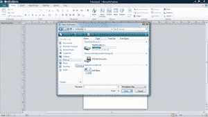 Open a Publication in Publisher 2010 - Tutorial: A picture of the "Open Publication" dialog box in Publisher 2010.