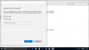 Family and Other Users in Windows 10 - Tutorial: A picture of a user creating a family user account in Windows 10.