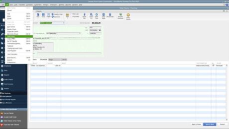 A picture that shows how to void a check in QuickBooks Desktop Pro.
