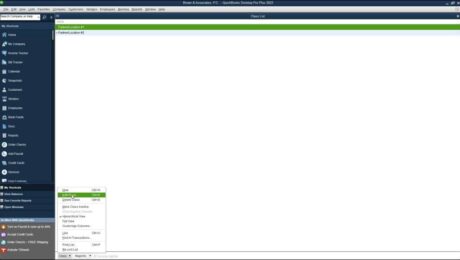 Class Tracking in QuickBooks for Law Firms- Instructions: A picture of a user editing the “Class List” in QuickBooks Desktop Pro.