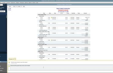 A picture showing how to use the feature named Comment on Report in QuickBooks Desktop Pro.