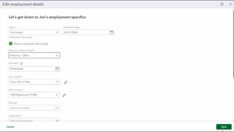blog-5-11-2026-changeanemployeespayrollstatusinquickbooksonline A picture showing how to change an employee’s payroll status in QuickBooks Online.