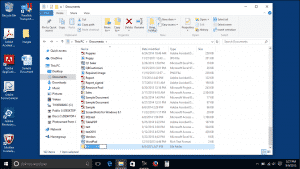 Create a Folder in Windows 10 - Instructions: A picture of a user creating a new folder in Windows 10.