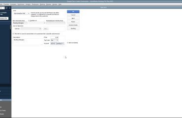 A picture of a user creating non-inventory part items in QuickBooks Desktop Pro.