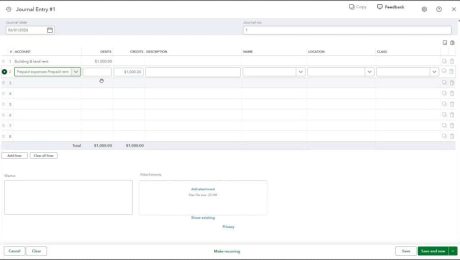 blog-5-26-2026-howtoremovevaluefromanothercurrentassetsaccountinquickbooksonline A picture showing how to remove value from an Other Current Assets account in QuickBooks Online by using a Journal Entry.
