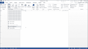 Insert an Excel Worksheet into a Word Document - Tutorial: A picture of a user inserting an Excel spreadsheet into a Word document.