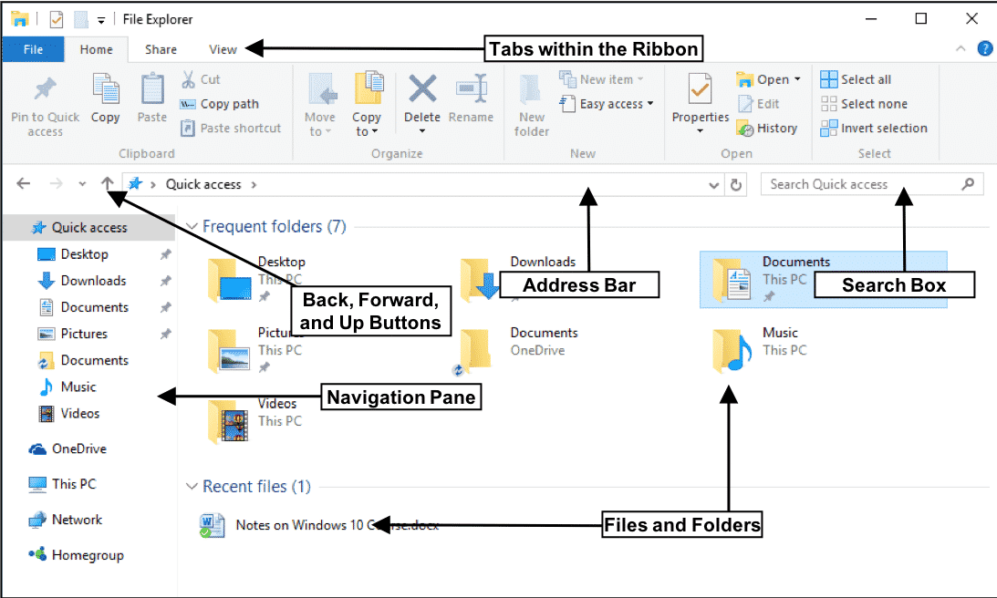 File Explorer In Windows 10 - Instructions And Video Lesson