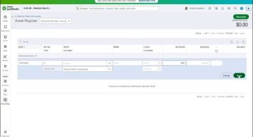 blog-6-1-2026-howtorecorddepreciationforafixedassetinquickbooksonline A picture showing how to record depreciation for a fixed asset in QuickBooks Online by making an entry within an account register.