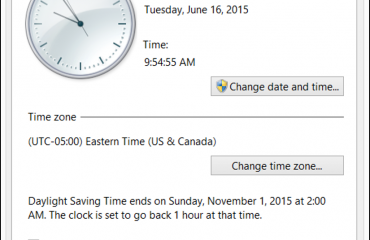 Set the Date and Time in Windows 8- Tutorial: A picture of the 