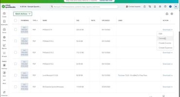 blog-6-23-2026-theattachmentslistinquickbooksonline A picture showing how to delete an attachment within the Attachments list in QuickBooks Online.