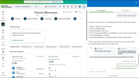 blog-6-24-2026-howtousehelpinquickbooksonline A picture showing the help results from the Assistant feature if you use it to find help in QuickBooks Online.