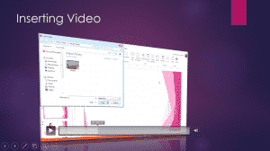 Inserting Videos into Slides in PowerPoint 2013