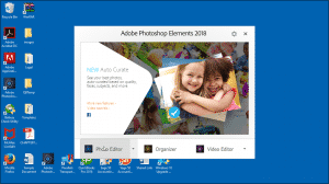The Welcome Screen in Photoshop Elements - Instructions: A picture of the Welcome Screen that appears when you first start the Photoshop Elements program.
