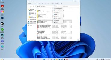 A picture showing how to zip a folder in Windows 11.