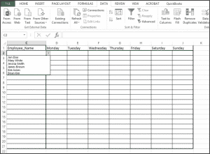A picture of Step #10 in How to Add a Drop Down List in Excel.