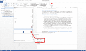 How to Number Pages in Word: Step #5- Click the page numbering choice that you prefer in the side menu to add that type of page numbering to your pages.