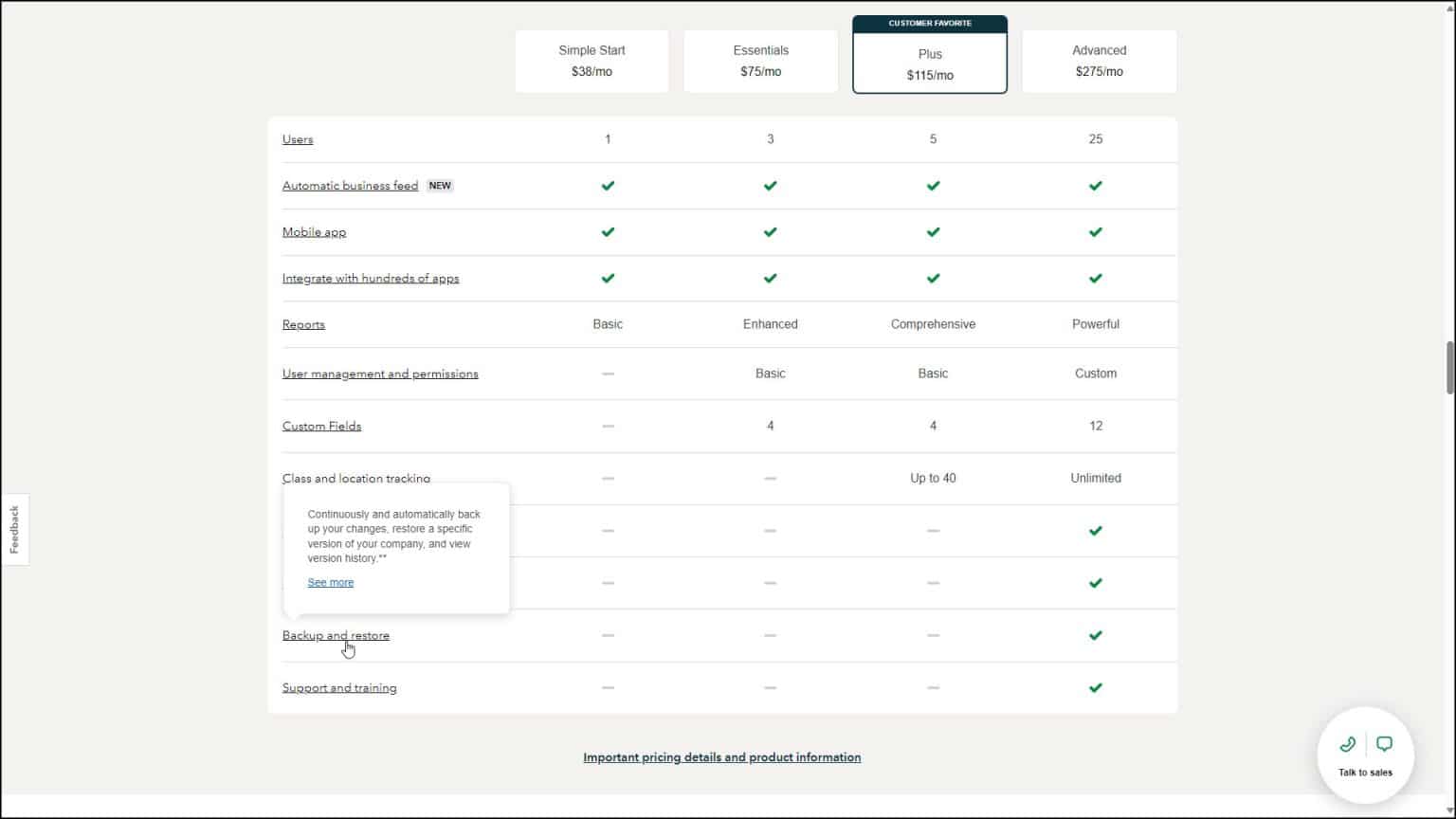 Quickbooks Storage How Backups Work in QuickBooks Online Plus