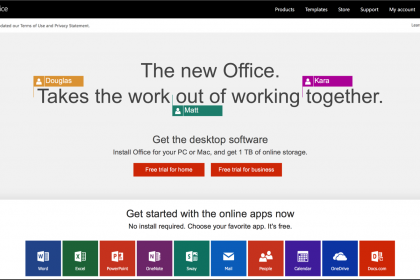 Microsoft Office 2016 Released 9-22-15- News: A picture of the Office 2016 product page. Source: Microsoft.