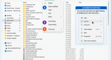 blog-9-28-2026-howtosortfilesandfoldersinfileexplorerinwindows11 A picture showing how to sort files and folders in File Explorer in Windows 11.