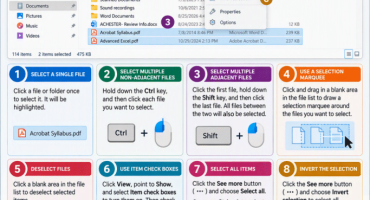 blog-9-29-2026-howtoselectfilesinfileexplorerinwindows11 An infographic showing how to select files in File Explorer in Windows 11.