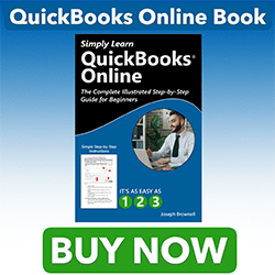 QuickBooks Online Book. Buy Now.
