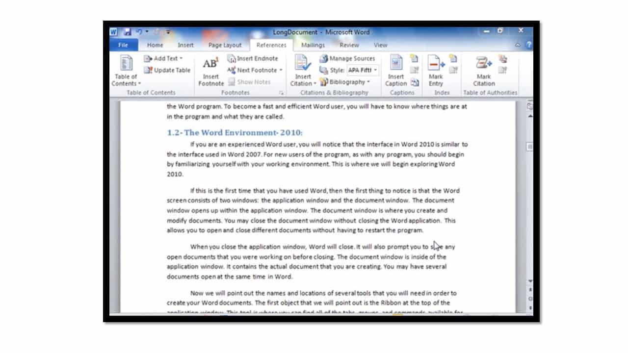 Creating an Index in Microsoft Word 2010 - TeachUcomp, Inc